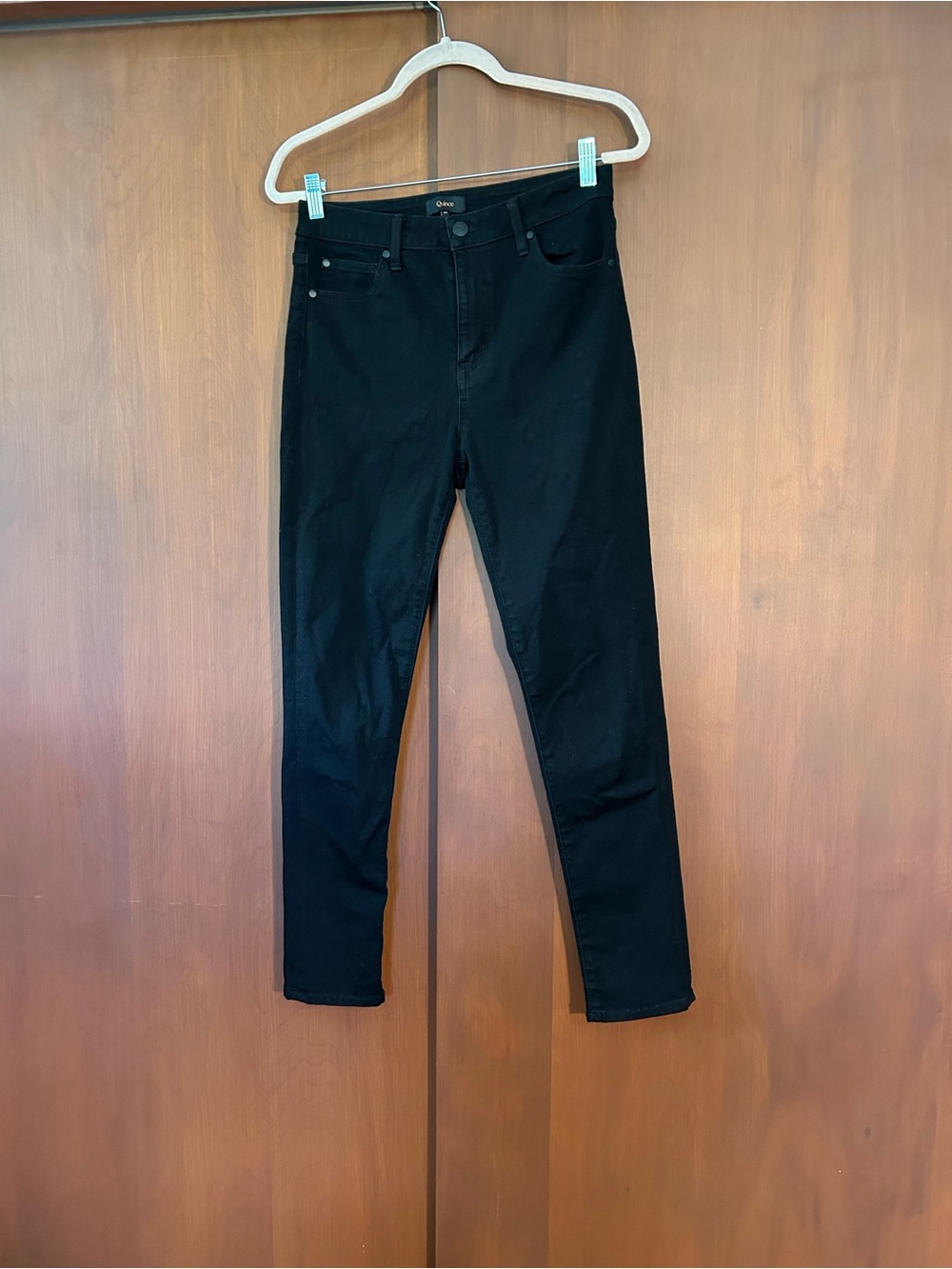 Quince Black Women's Jeans - Classic Skinny Fit